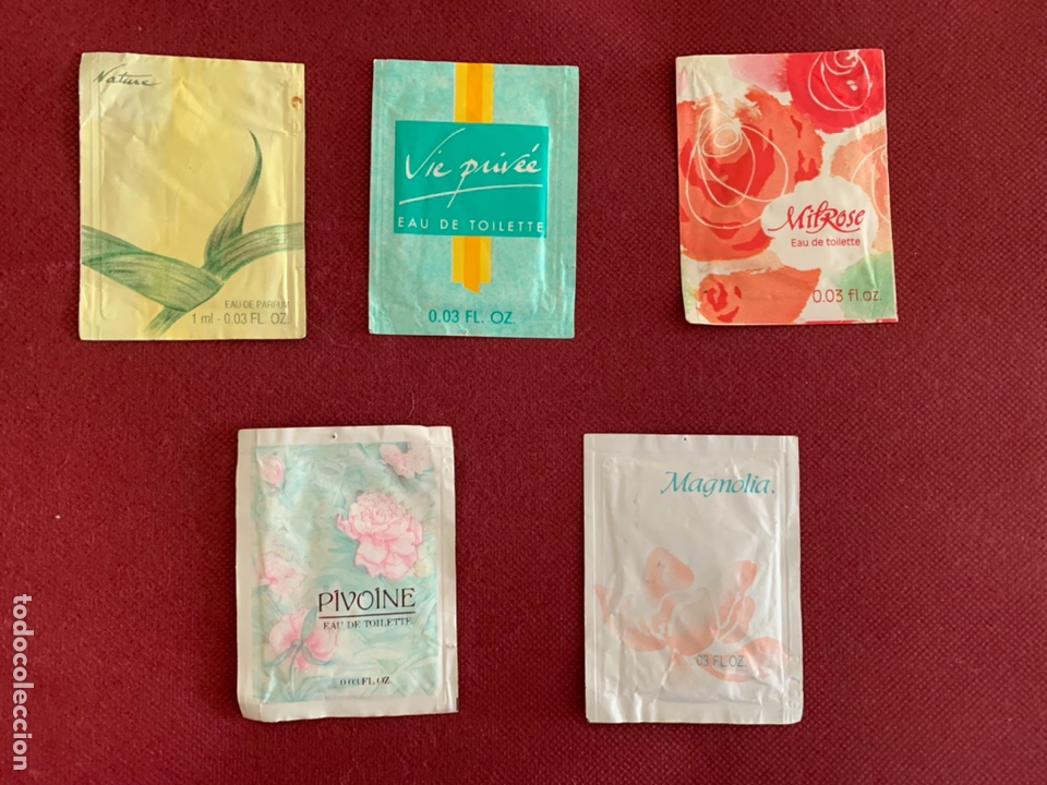 Miniaturas de perfumes antiguos: Muestras colonia Yves Rocher antiguas Lote 1