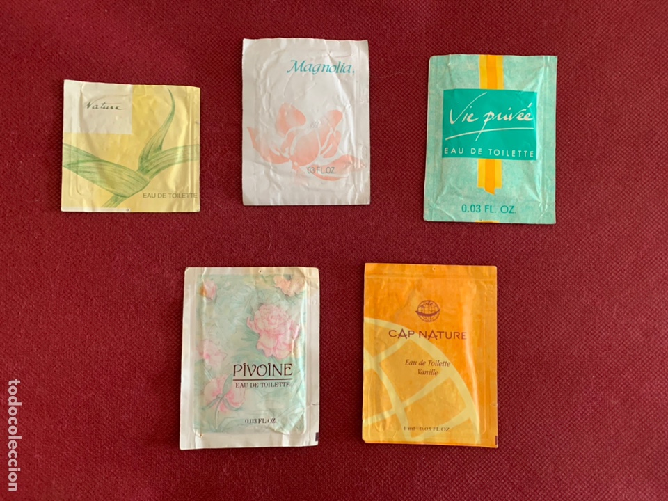 Miniaturas de perfumes antiguos: Muestras de colonia antiguas Yves Rocher Lote 2