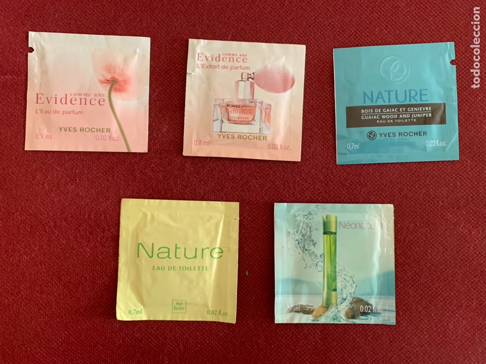 Miniaturas de perfumes antiguos: Muestras colonia Yves Rocher Lote 13