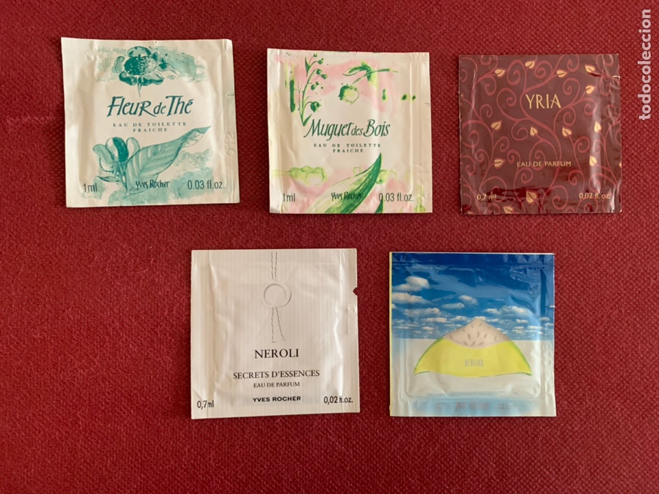Miniaturas de perfumes antiguos: Muestras colonia Yves Rocher Lote 14