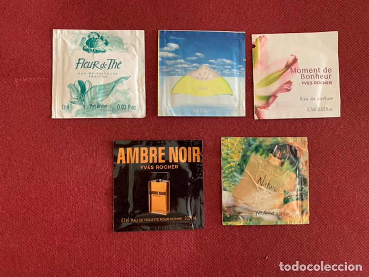 Miniaturas de perfumes antiguos: Muestras de colonia Yves Rocher Lote 15