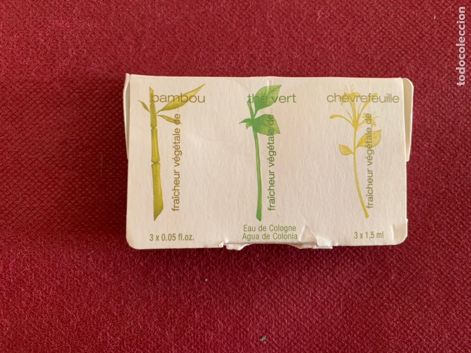 Miniaturas de perfumes antiguos: Muestras de colonia Yves Rocher