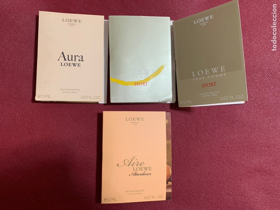 Miniaturas de perfumes antiguos: Muestras de colonia Loewe