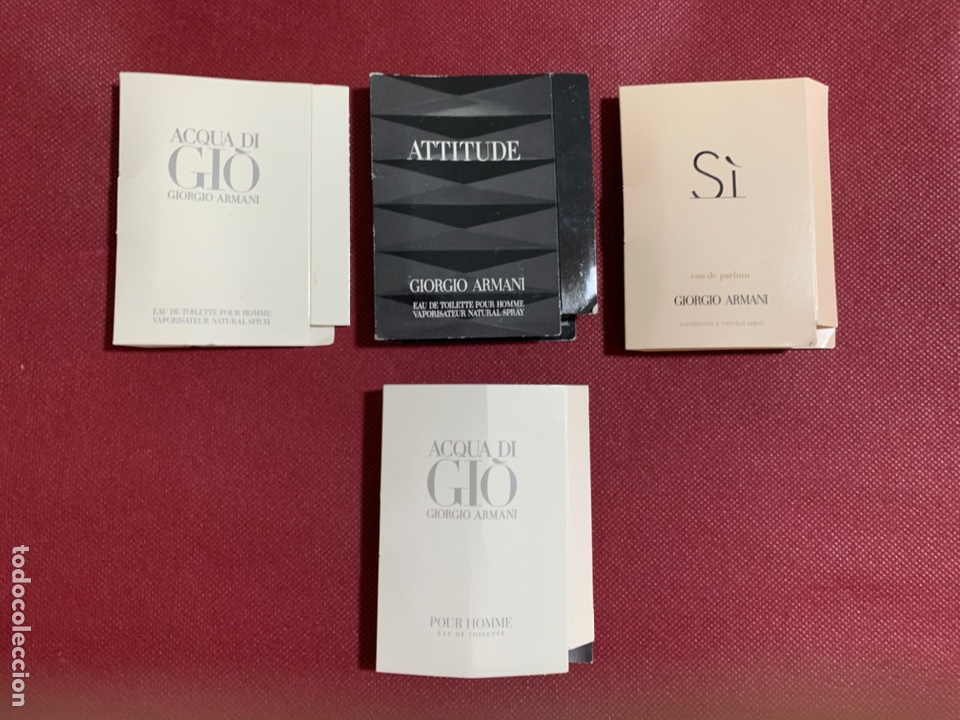 Miniaturas de perfumes antiguos: Muestras colonia Giorgio Armani