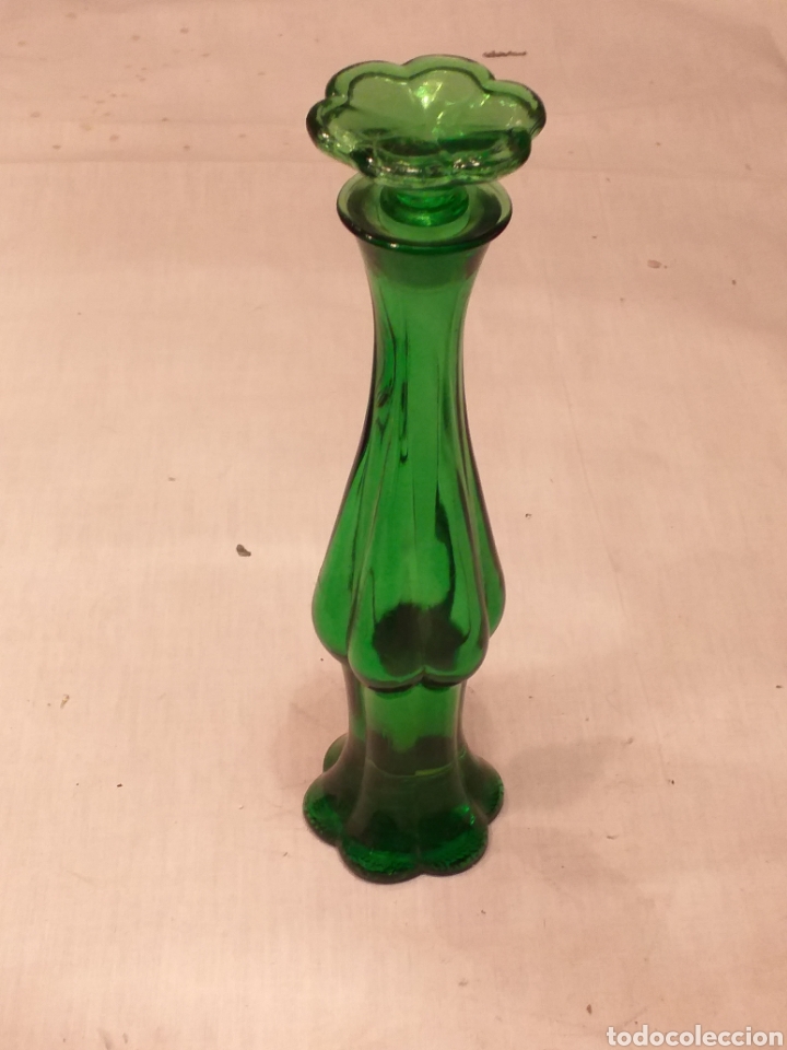 Miniaturas de perfumes antiguos: Botella avon esmeralda - Foto 1