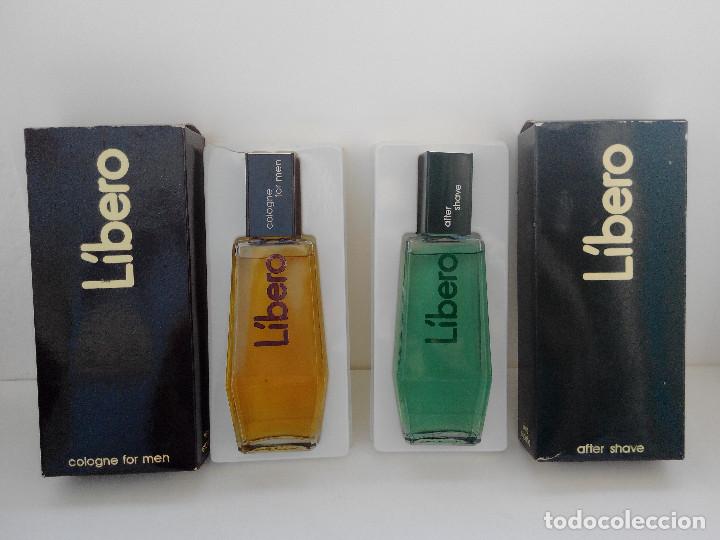 Miniaturas de perfumes antiguos: CCOLONIA LIBERO 123 ML + AFTER SHAVE 123 ML - VERA - A ESTRENAR