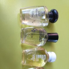 Miniaturas de perfumes antiguos: 4 MINI BOTELLAS MUSK OIL BY ALYSSA ASHLEY. Lote 196727972