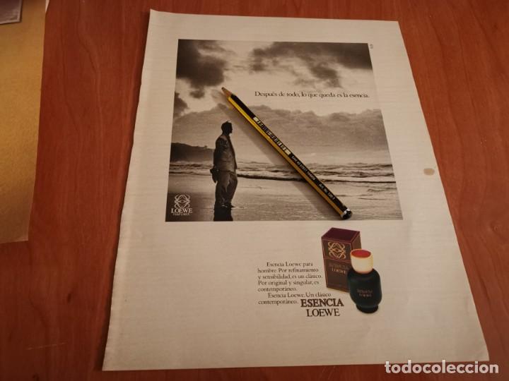 &Eacute;chantillons de parfums anciens: ANTIGUO ANUNCIO PUBLICIDAD REVISTA 1991 PERFUME HOMBRE ESENCIA LOWE ESPECIAL PARA ENMARCAR