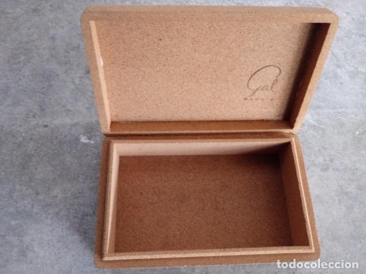 Miniature di profumi antiche: Caja corcho Colonia A&ntilde;eja - Gal (Madrid)