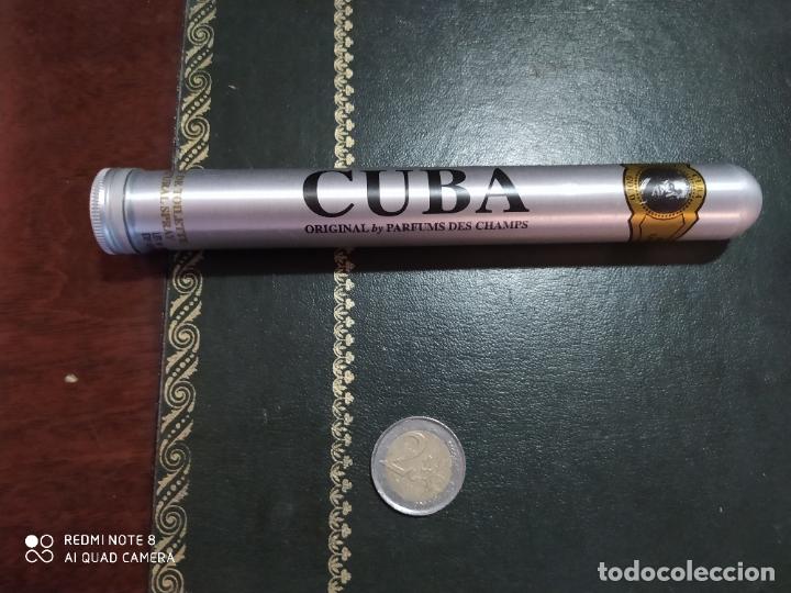Miniaturas de perfumes antigos: BOTE PERFUME CUBA EN CAJA ORIGINAL