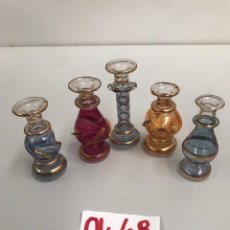 Miniaturas de perfumes antiguos: BOTES DE PERFUME EN MINIATURA CRISTAL. Lote 202100896