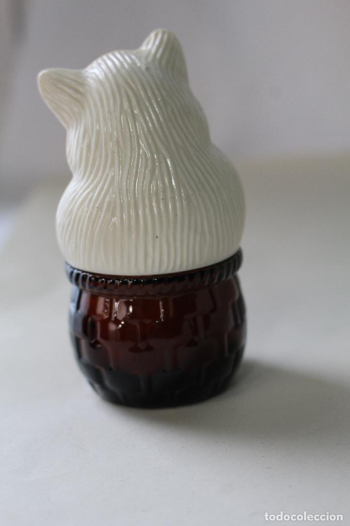 Miniaturas de perfumes antiguos: botella gato - crema avon - Foto 4
