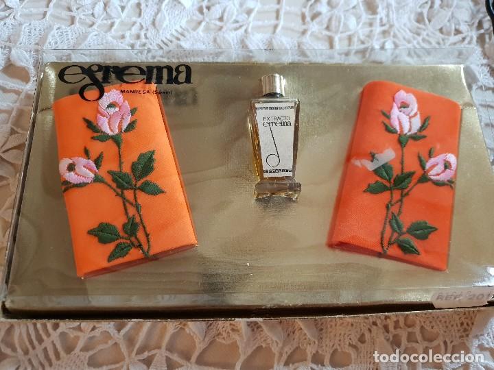 Miniaturas de perfumes antiguos: ESTUCHE ECTRACTO EGREMA - Foto 1