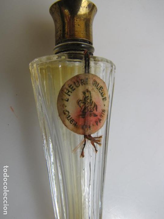 Miniaturas de perfumes antiguos: 6- Perfume L&acute;Heure Bleue. Guerlain. - Foto 7