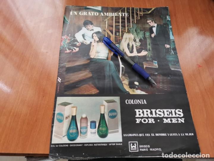 Miniature di profumi antiche: ANTIGUO ANUNCIO PUBLICIDAD REVISTA COLONIA BRISEIS FOR MEN A&Ntilde;O 1973