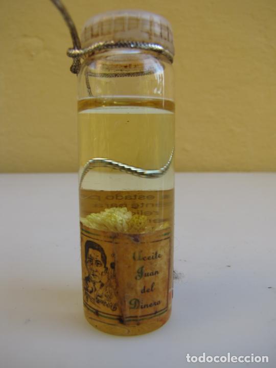 Miniaturas de perfumes antigos: 3- Aceite Juan del dinero. Para ritual