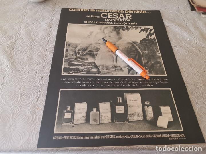 &Eacute;chantillons de parfums anciens: COLONIA HOMBRE CESAR IMPERATOR ANUNCIO PUBLICIDAD REVISTA