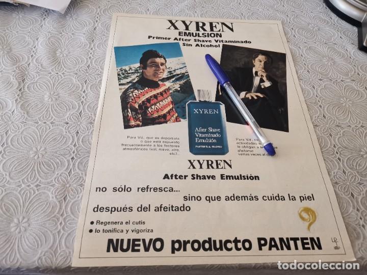 Miniaturen von alten Parf&uuml;men: XYREN EMULSI&Oacute;N AFTER SHAVE VITAMINADO ANTIGUO ANUNCIO PUBLICIDAD REVISTA