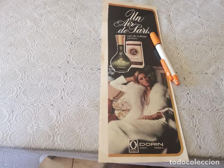 Miniaturen von alten Parf&uuml;men: PERFUME MUJER UN AIR DE PAR&Iacute;S DORIN ANUNCIO PUBLICIDAD REVISTA 1976