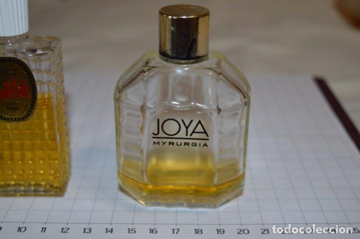 Miniaturas de perfumes antiguos: Vintage - 4 ROSAS / JOYA / DELILAH - Lote 3 frascos variados - Perfume / colonia - ¡Mira, preciosos! - Foto 2 - 207286268
