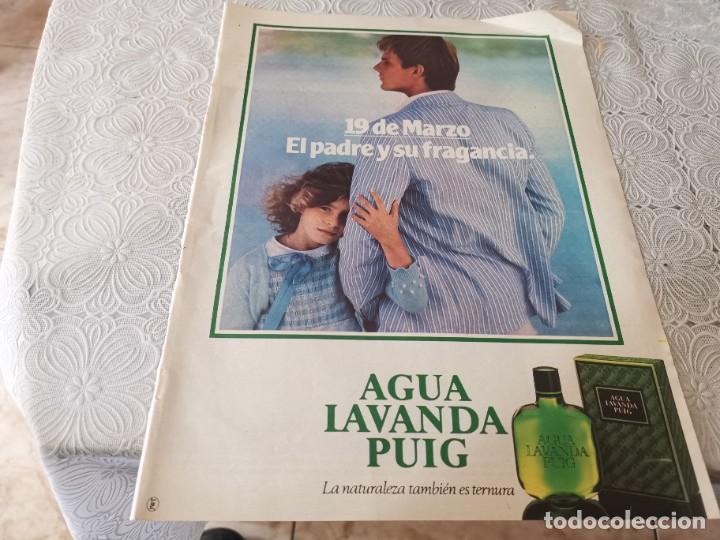 Miniatures of antique perfumes: COLONIA AGUA LAVANDA PUIG ANUNCIO PUBLICIDAD REVISTA 1984