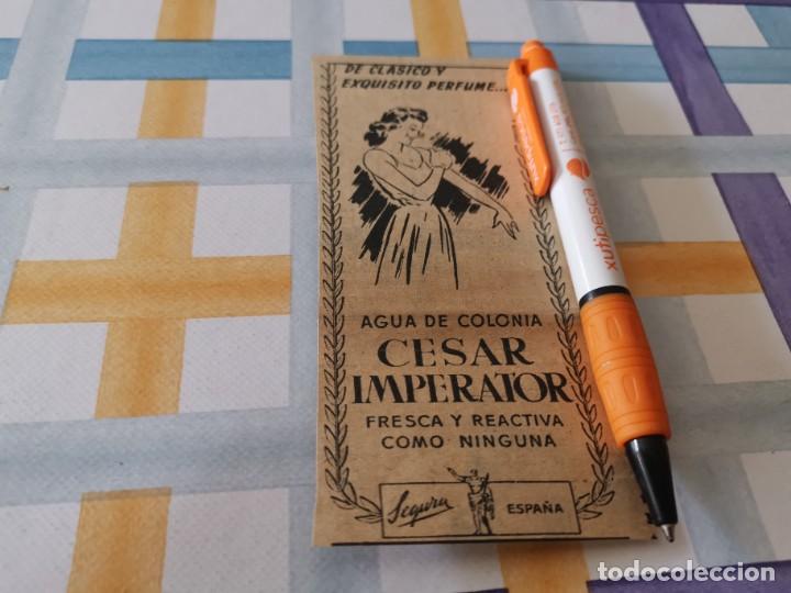 Miniaturen von alten Parf&uuml;men: AGUA DE COLONIA CESAR IMPERATOR ANTIGUO ANUNCIO PUBLICIDAD REVISTA