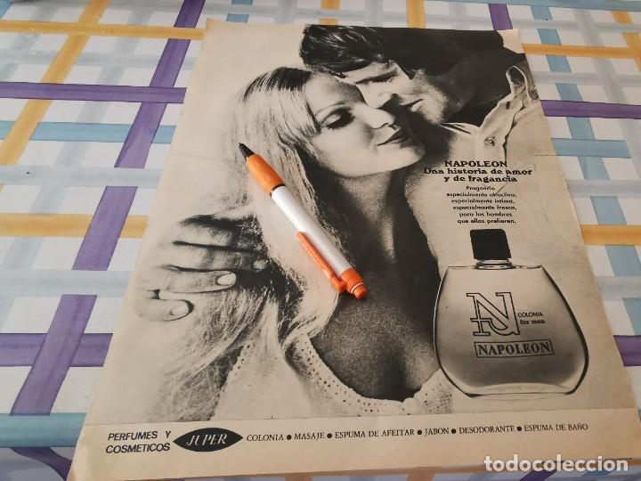 Miniaturen von alten Parf&uuml;men: COLONIA PARA HOMBRE NAPOLE&Oacute;N ANUNCIO PUBLICIDAD REVISTA 1971