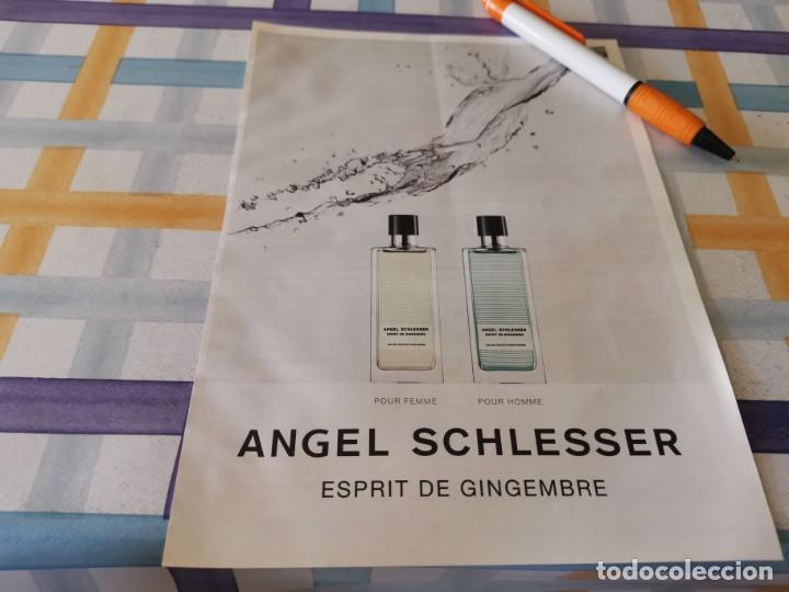 Miniaturen von alten Parf&uuml;men: PERFUME ANGEL SCHLESSER SPRIT DE GINGEMBRE ANUNCIO PUBLICIDAD REVISTA