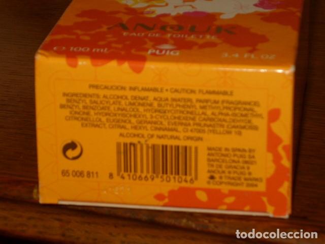 Miniaturas de perfumes antiguos: COLONIA ANOUK 100ML. - Foto 4