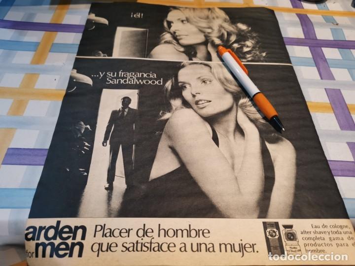 Miniatures of antique perfumes: PERFUME COLONIA HOMBRE ARDEN FOR MEN ANTIGUO ANUNCIO PUBLICIDAD REVISTA