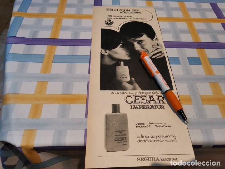 Miniaturas de perfumes antiguos: AFTER SHAVE CESAR IMPERATOR ANUNCIO PUBLICIDAD REVISTA 1968 POSIBLE RECOGIDA EN MALLORCA