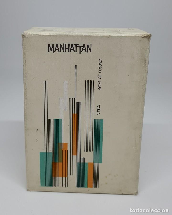 Miniaturas de perfumes antiguos: Colonia Manhatande Vera 50 ml.
