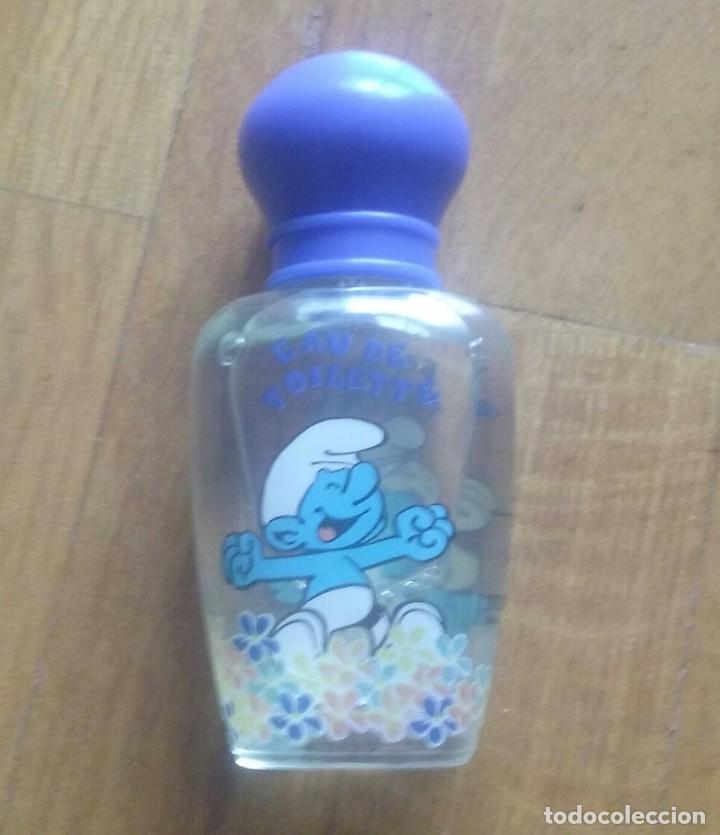 Miniaturas de perfumes antiguos: Los pitufos. EAU DE TOILETTE. 50 MI. Perfumes Segura.