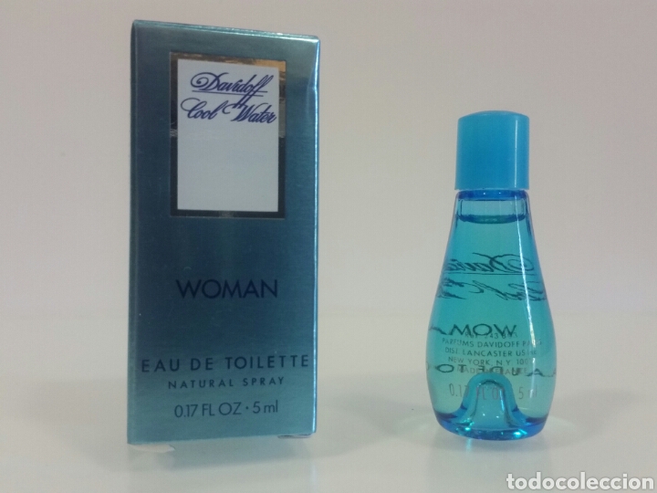 Miniaturas de perfumes antiguos: Miniatura Cool Water de Davidoff - Foto 2