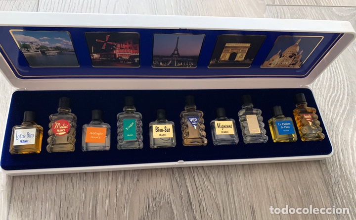 Miniatures of antique perfumes: SOCIETE GENERALE DE PARFUMERIE MONTE CARLO, MONACO -.Miniaturas de Francia