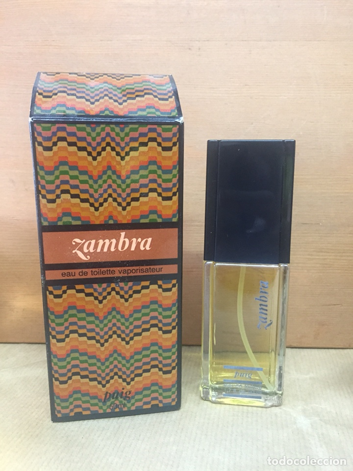 Miniatures of antique perfumes: Colonia, perfume Zambra de Puig. 50ml.