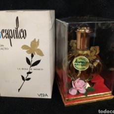 Miniaturas de perfumes antiguos: PERFUME VINTAGE. ACAPULCO LA ROSA DE MÉXICO. COMPOSICIONES VERA