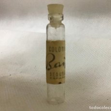 Miniaturas de perfumes antiguos: COLONIA BAÑO, ANTIGUA MUESTRA. Lote 220105560