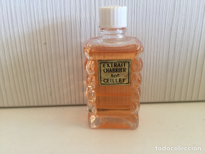 Miniaturas de perfumes antiguos: Perfume Extrait Chabrier de Oeillet. - Foto 1