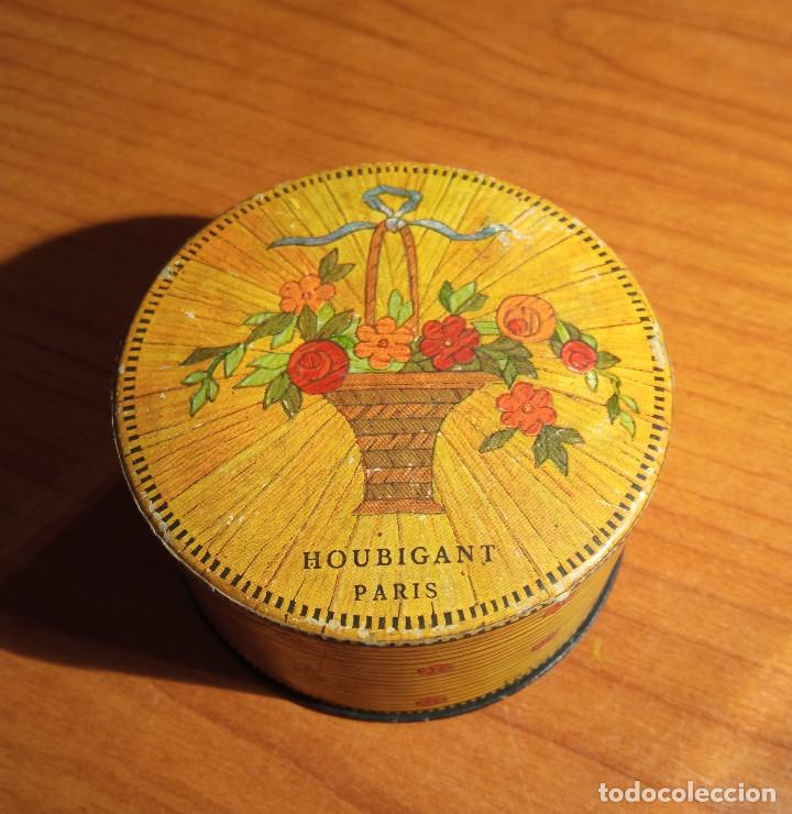 Miniatures of antique perfumes: Caja en cart&oacute;n Quelque Fleurs Houbigant Paris