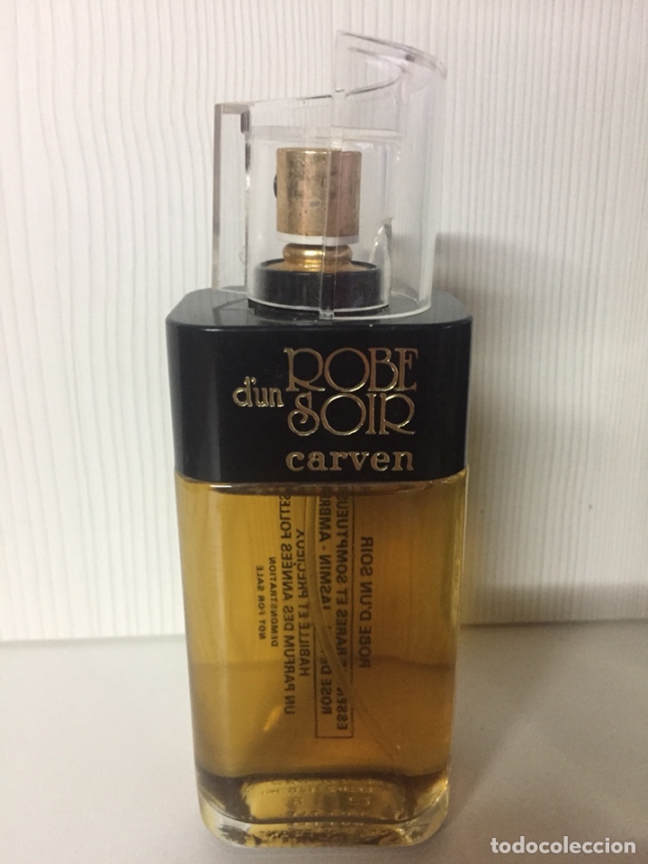 Miniaturas de perfumes antigos: Perfume vintage Robe d&rsquo;un Soir. Carven. Paris. 90ml