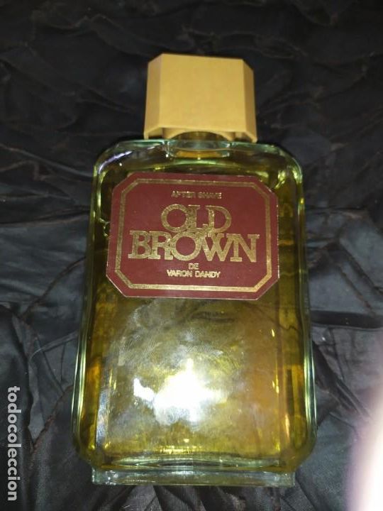 Miniaturas de perfumes antigos: DESCATALOGADO AFTER SHAVE OLD BROWN 110 ML - PARERA BARCELONA SIN CAJA