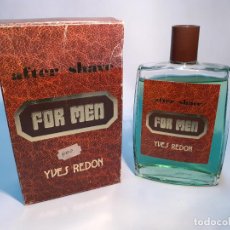 Miniaturas de perfumes antiguos: FRASCO DE AFTER SHAVE FOR MEN IVES REDON 200 ML // LLENO DE ANTIGUA PERFUMERIA. Lote 223520365