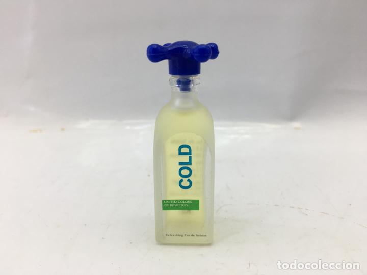 Miniatures of antique perfumes: BOTELLA EN MINIATURA DE EAU DE TOILETTE - COLD DE UNITED COLORS OF BENETTON