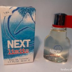 Miniaturas de perfumes antiguos: FRASCO DE COLONIA NEXT DE MYRUGIA 50ML // LLENO DE ANTIGUA PERFUMERÍA. Lote 223859302