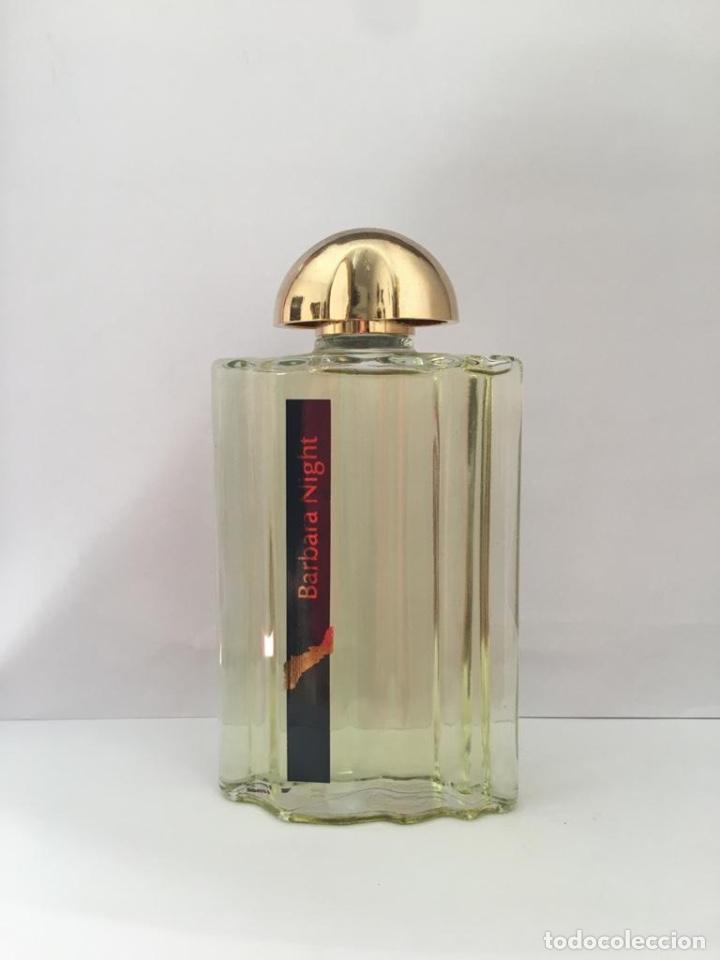 Miniaturas de perfumes antigos: ST 597 B&Aacute;RBARA NIGHT 50 ml. FRASCO VACIO .