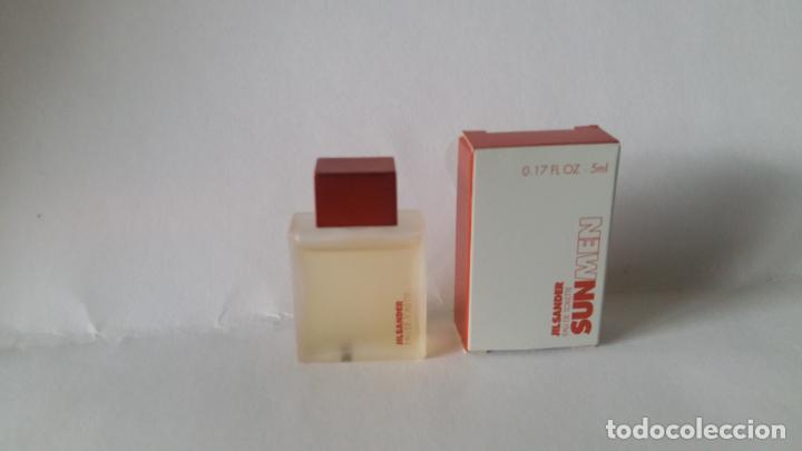 Miniaturas de perfumes antiguos: MINIATURA SUN MEN DE JIL SANDER - Foto 1