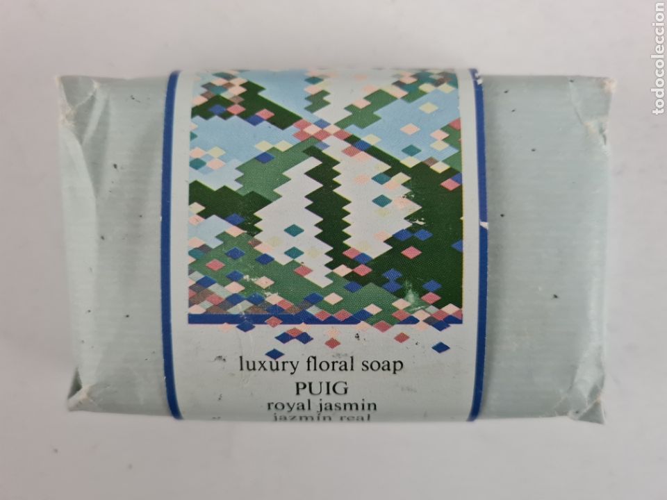 Miniaturas de perfumes antigos: Jab&oacute;n Luxury Floral Soap Jazm&iacute;n Real Royal Jasmin - Made in Spain - Perfume Vintage
