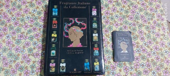 Miniaturas de perfumes antiguos: Estuche miniatura fraganze italiane da collezione