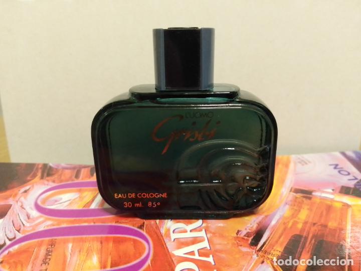 &Eacute;chantillons de parfums anciens: L'uomo Grisbi Eau de Cologne . Leoniero Galeani 30 ml. Perfumer&iacute;a Parera